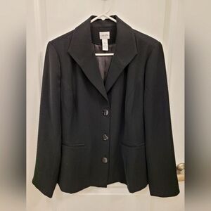 Chico's black suit jacket M